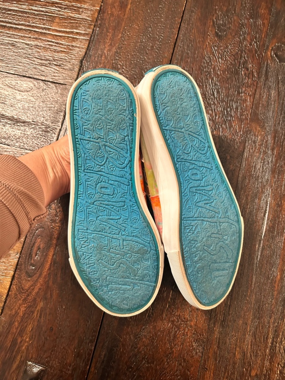 Blowfish Malibu Marley Women's Rainwater Tie-Dye Canvas Slip-on Sneakers - 7.5 - Picture 5 of 8